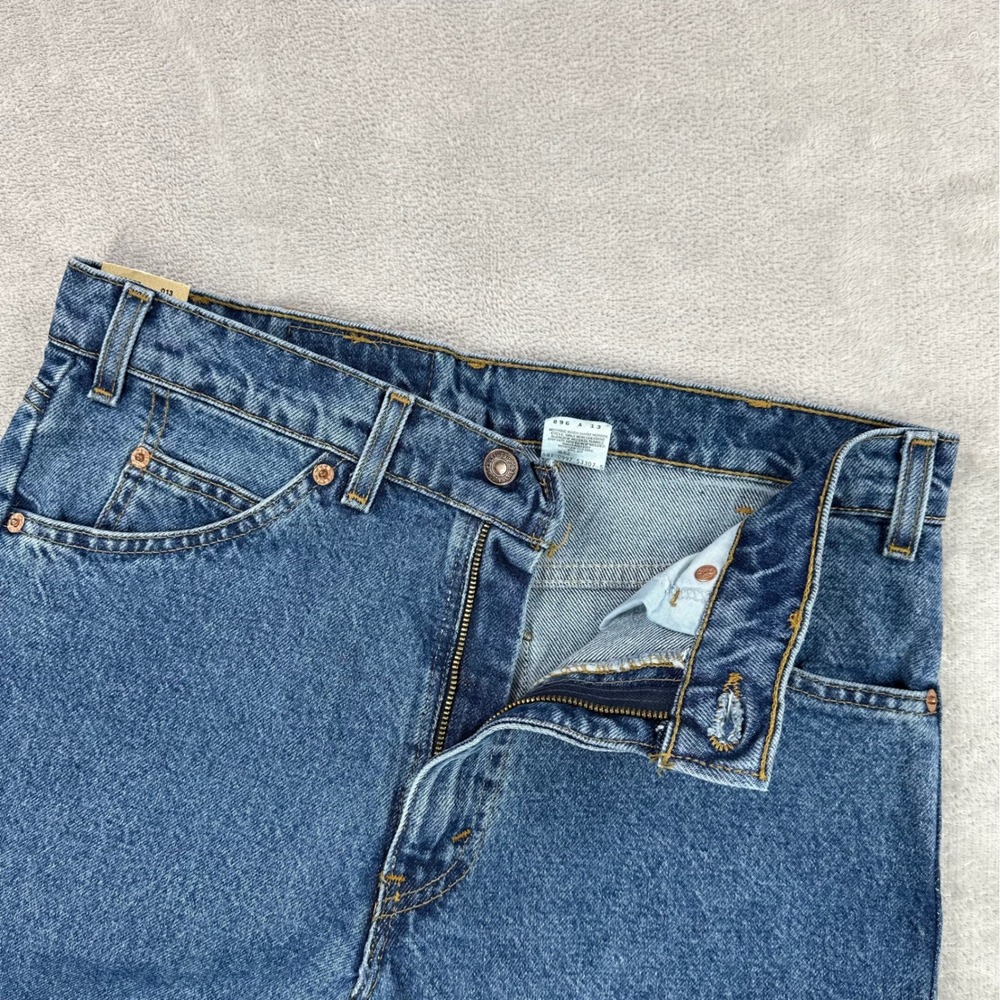 Vintage Levi's 550 Jeans Mens 32x30 Blue Relaxed Fit Orange Tab Made in USA 90s - Picture 3 of 16